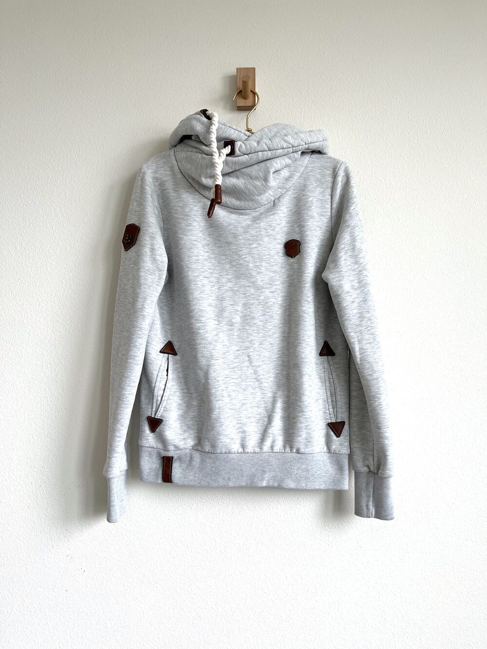 Naketano Fishermancore Streetwear Brave New World Cowl Neck Hoodie - Size L